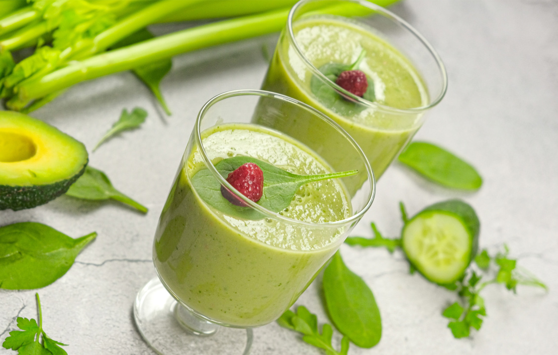 Detox-Smoothie mit Mariendistelöl